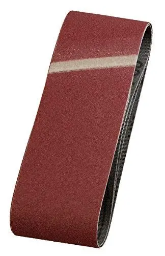 Produktbild: kwb Schleifbänder 65x410 mm aus Edelkorund mit Körnung 40, Spezialverleimung und flexiblem Baumwollgewebe für den groben Schliff von Holz und Metall