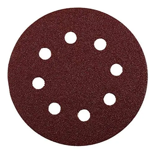 Produktbild: kwb Schleifscheibe Ø 125 mm aus Edelkorund in den Körnungen 60, 120, 180, werkzeugloser Wechsel, hochwertige Kunstharz-Verleimung und verstärkter Papierträger für Holz und Metall