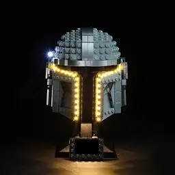 Produktbild: Kyglaring Nur LED-Beleuchtungsset Lights Set Designed for Lego Star Wars Der Mandalorianer Helm 75328 Building Model Kit - Ohne Lego Set (Classic Version)