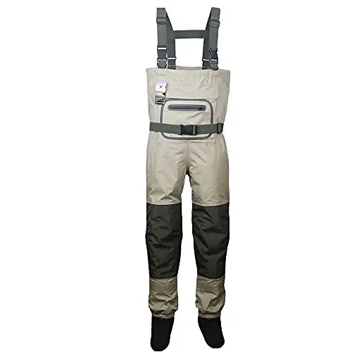 Produktbild: Kylebooker Angler Watvögel Angelhose Wathose Herren Anglerhose Atmungsaktiv Fliegenfischen Angelbekleidung Erschwingliche Brust Wathosen