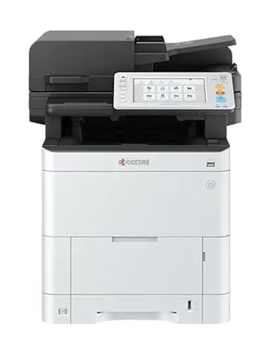 Produktbild: Kyocera Klimaschutz-System Ecosys MA4000cifx Farblaser Multifunktionsdrucker, Duplex-Einheit, 40 Seiten pro Minute Drucker Scanner Kopierer, Faxen, Touchpanel, Gigabit LAN, Mobile Print Funktion