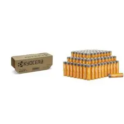 Produktbild: Kyocera TK-3160 Original Toner-Kartusche Schwarz 1T02T90NL1. Kompatibel für ECOSYS M3145dn & Amazon Basics AA-Alkalibatterien, leistungsstark, 1.5 V, 100er-Pack
