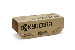 Produktbild: Kyocera TK-3170 Toner Schwarz inkl. Resttonerbehälter. Original Tonerkartusche 1T02T80NL1. Toner Drucker kompatibel für ECOSYS P3050dn, ECOSYS P3055dn, ECOSYS P3060dn