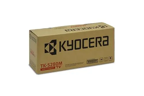 Produktbild: Kyocera TK-5280M Toner Magenta. Original Tonerkartusche 1T02TWBNL0. Toner Drucker kompatibel für M623CIDN. Drucker Toner für bis zu 11000 Seiten