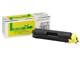 Produktbild: Kyocera TK-590Y Toner Gelb, Original Tonerkartusche 1T02KVCNL0. Kompatibel für ECOSYS M6026cdn