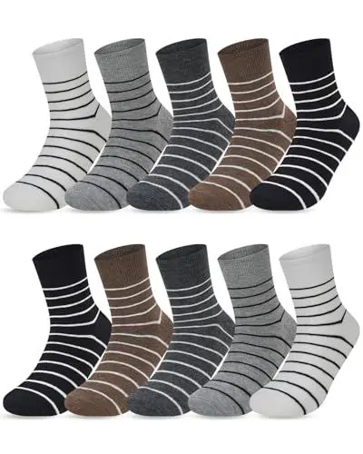 Produktbild: Kyopp 10 Paar Socken Kinder Mädchen Klassisch Socken