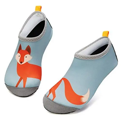 Produktbild: Kyopp Badeschuhe Kinder Wasserschuhe Mädchen Jungen Aqua Barfuss Non-Slip für Meer Schwimm Surf Strand Baby(Aktualisierte-Fuchs 20/21 EU)