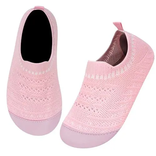 Produktbild: Kyopp Hausschuhe Kinder Jungen Turnschläppchen Mädchen Pantoffeln Kinder Gymnastikschuhe Rutschfest Leichte Slipper Atmungsaktive Weich Sommer/Winter