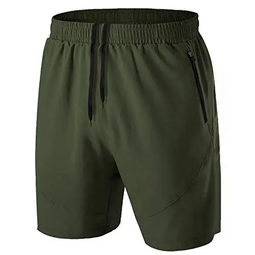 Produktbild: Kyopp Kurze Hosen Herren mit Reißverschlusstasche Schnell Trocknend Sporthose Leicht Atmungsaktiv Sport Shorts