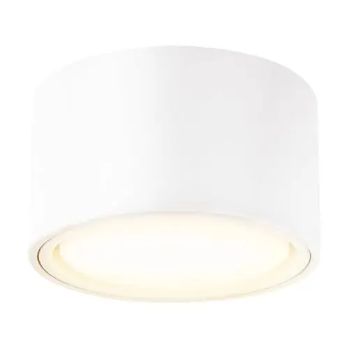 Produktbild: KYOTECH LED Aufputzleuchte Weiß - Aufbauspot flach mit 6W LED GX53 230V Aufbaustrahler Warmweiß 3000K Deckenspots Aufputz Ø95x55mm Rund Deckenleuchte aus Aluminium