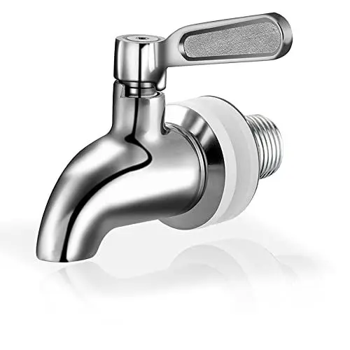 Produktbild: Kyraton Edelstahl Getränkespender Zapfhahn ersatzzapfen, Wasserspender Ersatzzapfen, Wasserspender Ersatz Zapfhahn Ersatz Wasserhahn geeignet für kalte und heiße Getränke Kaffee