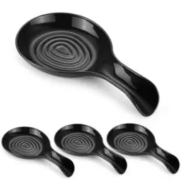 Produktbild: Kyraton Löffelablage 4-teiliges Set, Kochlöffelhalter,Kunststoffe Küchenutensilienhalter Für Löffel, Zangen, Spatel, Löffelständer Für Kochfeld, Löffelhalter, Spülmaschinenfest