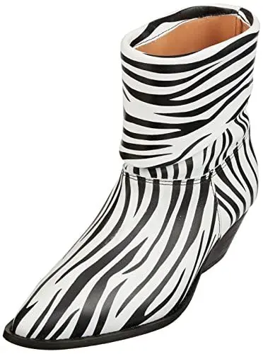 Produktbild: L37 HANDMADE SHOES Damen Don't Ask ME WHY Western Boot, Black/White, 35 EU