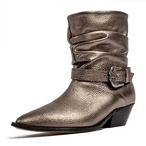 Produktbild: L37 HANDMADE SHOES Damen Love is A Stranger Western Boot, Gold, 36 EU