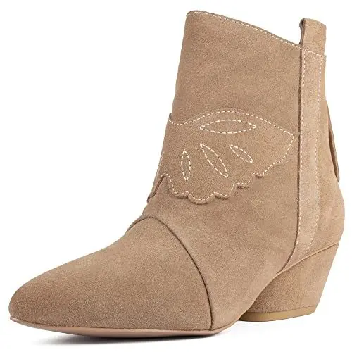 Produktbild: L37 HANDMADE SHOES Damen Stiefeletten I Naturleder I Handgefertigte Schuhe I Bequem und Elegant I Feel My Needs I Ankle Boot, tan, 36 EU