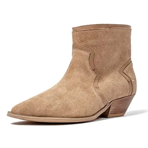 Produktbild: L37 HANDMADE SHOES Damen Stiefeletten I Naturleder I Handgefertigte Schuhe I Bequem und Elegant I Here Comes The Rain I Ankle Boot, Hellbraun, 39 EU