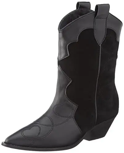 Produktbild: L37 HANDMADE SHOES Damen That Vibe Western Boot, Black, 36 EU