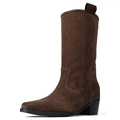 Produktbild: L37 HANDMADE SHOES Damen What Shall WE DO Now Western Boot, Brown, 39 EU