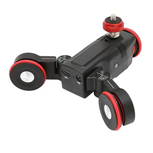 Produktbild: L5I Kamera-Video-Autodolly, Typ-C-Aluminiumlegierung, APP-Steuerungsgeschwindigkeit 0–100, Einstellbare Kamera-Video für Mobiltelefone