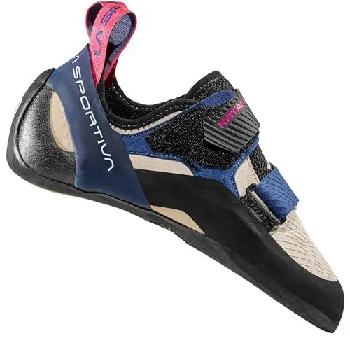 Produktbild: LA SPORTIVA W Katana Blau - Sensibler präziser Leder Damen Kletterschuh, Größe EU 37 - Farbe White - Storm Blue