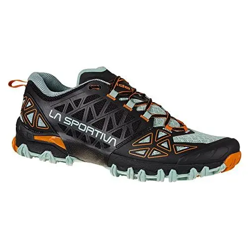 Produktbild: LA SPORTIVA M Bushido Ii Schwarz - Technischer komfortabler Herren Berglaufschuh, Größe EU 42 - Farbe Black - Hawaiian S
