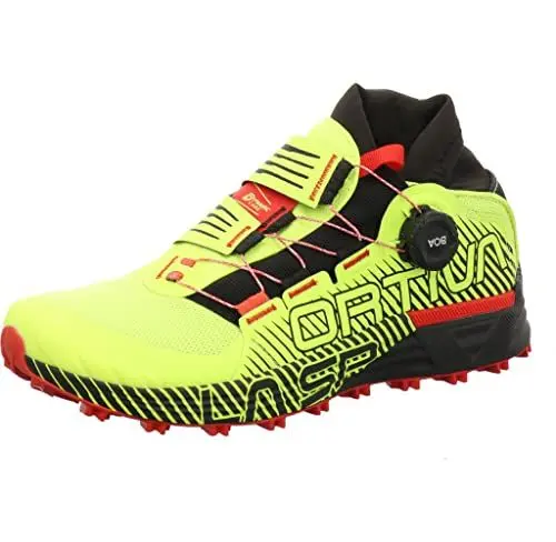 Produktbild: LA SPORTIVA M Cyklon Grün - Leistungsfähiger komfortabler Herren Trailrunning Schuh, Größe EU 45 - Farbe Neon - Goji