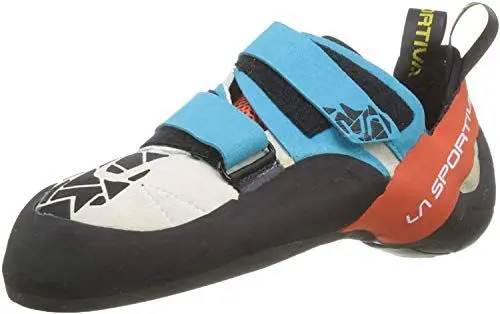 Produktbild: LA SPORTIVA M Otaki Blau - Präziser Herren Hochleistungs-Kletterschuh, Größe EU 38 - Farbe Blue - Flame