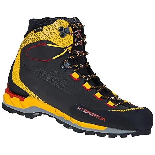 Produktbild: LA SPORTIVA M Trango Tech Leather GTX Gelb-Schwarz - Gore-Tex Leichter robuster Herren Wanderschuh, Größe EU 46 - Farb