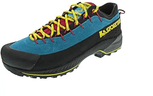 Produktbild: LA SPORTIVA M Tx4 R Blau - Atmungsaktiver wasserdichter Herren Wanderschuh, Größe EU 42.5 - Farbe Turchese - Giallo