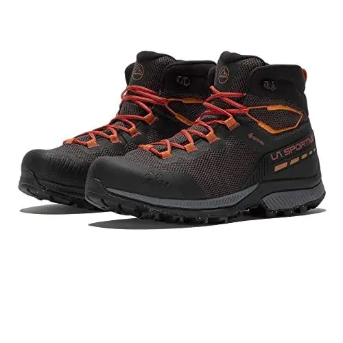 Produktbild: LA SPORTIVA M Tx Hike Mid GTX Orange-Schwarz - Gore-Tex Funktioneller vielseitiger Gore-Tex Herren Wanderschuh, Größe