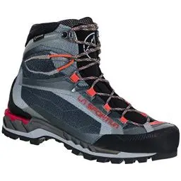 Produktbild: LA SPORTIVA W Trango Tech GTX Grau - Gore-Tex Robuster technischer Damen Bergschuh, Größe EU 39 - Farbe Clay - Hibiscu