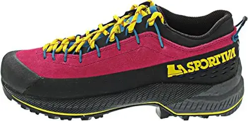 Produktbild: LA SPORTIVA W Tx4 R Pink - Atmungsaktiver wasserdichter Damen Wanderschuh, Größe EU 38.5 - Farbe Fucsia - Giallo