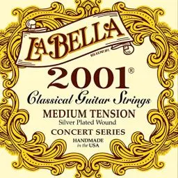 Produktbild: La Bella Classic 2001 MT, Saiten für klassische Gitarre, Medium Tension