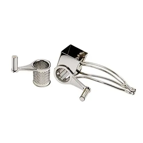 Produktbild: La Bonne Graine - Käsereibemühle mit 2 Trommeln aus Edelstahl - Einfach, widerstandsfähig und effizient - Französische Marke.