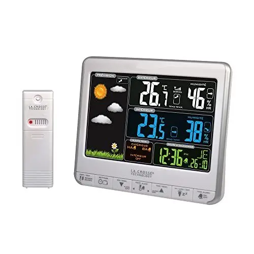 Produktbild: La Crosse Technology WS6826WHI-BLA Wetterstation Mehrfarbig