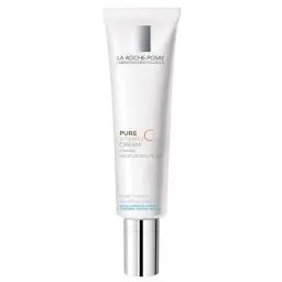 Produktbild: La Roche Posay Pure Vitamin C Leicht, Anti-Aging-Gesichtscreme mit Vitamin C und Hyaluron, Gesichtspflege für normale Haut bis Mischhaut, Feuchtigkeit spendende Anti-Falten-Creme, 40 ml
