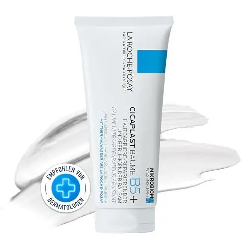 Produktbild: La Roche Posay Reparierende Creme, Für Körper, Gesicht und Lippen, Für empfindliche Haut, Mit Dexpanthenol und Tribioma, Mildert Spannungsgefühle und Rötungen, Cicaplast Baume B5+, 100 ml