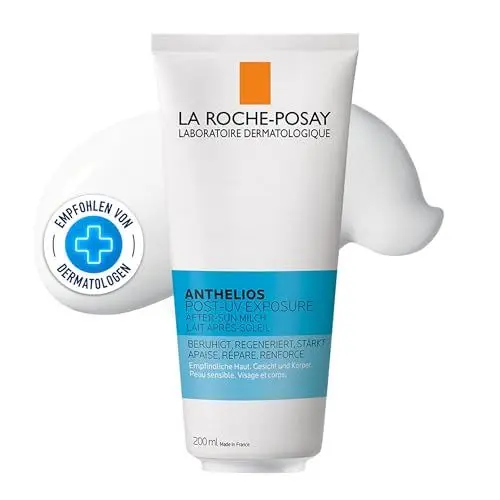 Produktbild: La Roche Posay Sensitive After-Sun-Milch für empfindliche Haut, Intensive Feuchtigkeit, Mit Panthenol, Thermalwasser und Glycerin, Anthelios Post UV, 200 ml