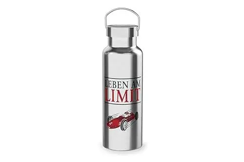 Produktbild: La Vida GmbH Unisex – Erwachsene Limit Thermoflasche, Silber, 500 ml