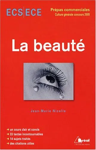 Produktbild: La beauté - Thème de culture générale HEC: Concours 2009 ECS/ECE