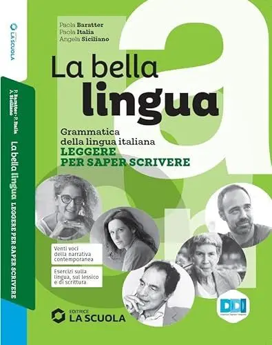 Produktbild: La bella lingua. Teoria. Con Esercizi, Comunicazione e scrittura, Leggere per saper scrivere. Per le Scuole superiori. Con e-book. Con espansione online