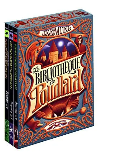 Produktbild: La bibliothèque de Poudlard: LE QUIDDITCH A TRAVERS LES AGES - LES ANIMAUX FANTASTIQUES - LES CONTES DE BEEDL