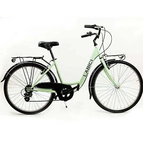 Produktbild: LABICI BIKECONCEPT Unisex – Erwachsene 6 Geschwindigkeiten City Bike, Minze, 26 Zoll