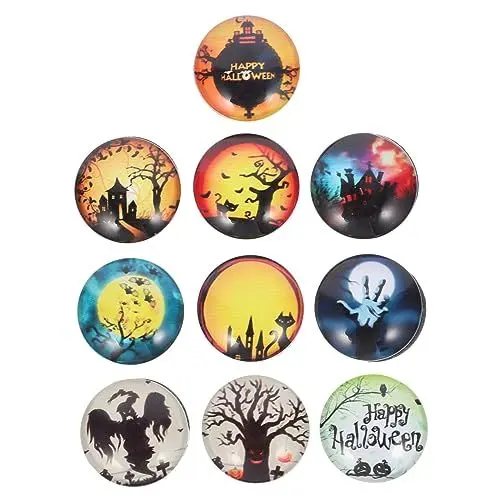 Produktbild: LABRIMP 10 Kühlschrankmagnete Aus Kristallglas Für Halloween-Dekoration Magnete Kühlschrank Feiertagsmagnete