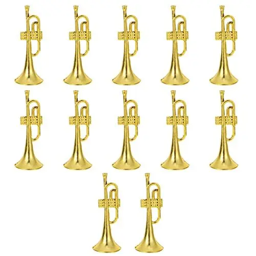 Produktbild: LABRIMP Girlande Decor 12 Stücke Musical Instrument Weihnachten Baum Decor Zubehör Für Party