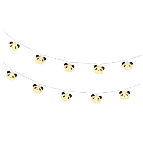 Produktbild: LABRIMP Panda Lichterkette 1er Set Lichterkette Deko Tier Lichter Für Zimmer Ornament Batterie Für Weihnachten Hochzeit Geburtstag