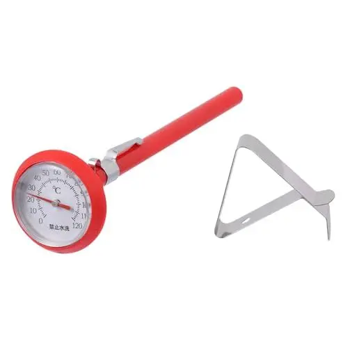 Produktbild: LABRIMP 1satz Hochtemperaturbeständiger Thermometer Mit Clip Präzises Kochthermometer Für Haushalt Grill Und Fritteuse Leicht Tragbar Lebensmittelsicherheit Garantiert