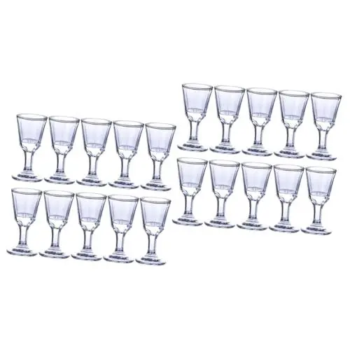 Produktbild: LABRIMP 20 Stk Weißweinglas -getränkegeschirr Weinkrüge Bargläser Klare Gläser Cocktailgläser Sherry-gläser Weinbecher Martini-gläser Krug Zum Mischen Von Cocktails Transparent