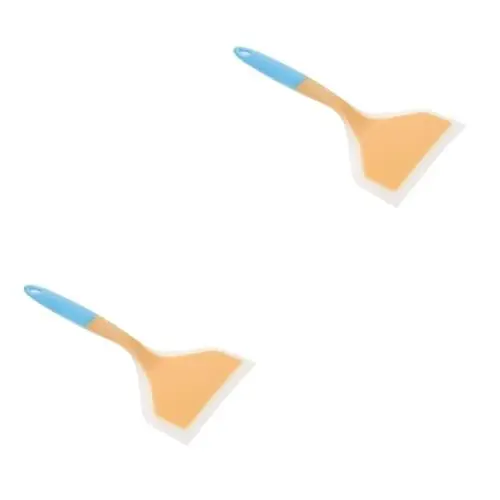 Produktbild: Alipis 2St Großer Silikonspatel Pfannenwender für die Küche Antihaftbeschichtete Bratpfanne kochgeschirr küche gadget Multifunktions-Wok-Spachtel Pfannenwender für den Haushalt Nylon