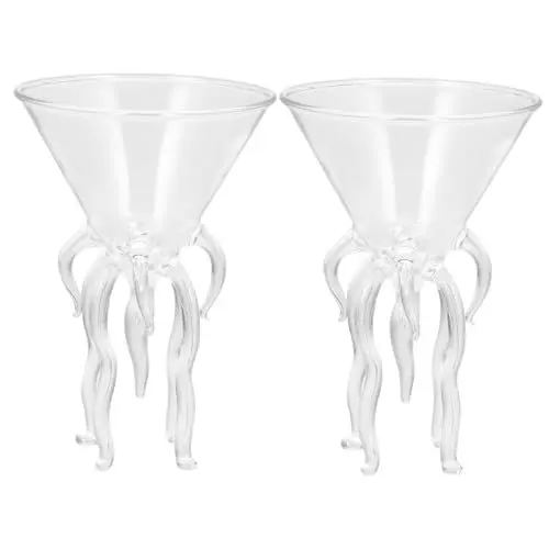 Produktbild: LABRIMP Ausgefallene Cocktailgläser Aus Glasmaterial Kreatives Trinkglas Für Partyzubehör Martini Und Mojito-gläser Vielseitig Einsetzbar Für Haushalt